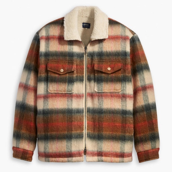 levis made and crafted sherpa jacket